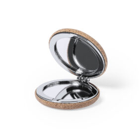 Taschenspiegel Kork Braun 6,2 cm