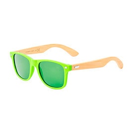 Sonnenbrille Bambus hellgrün