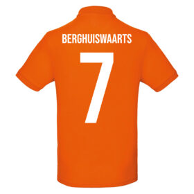 Unisex orange Polo - Berghuiswaarts