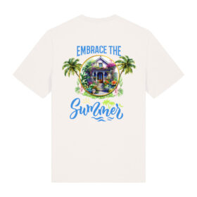 Ravelife T-Shirt Embrace The Summer - Gebrochenes Weiß