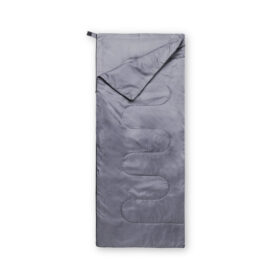 Schlafsack RPET/Polyester 75 x 190 cm grau
