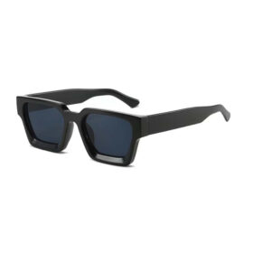 Sonnenbrille quadratisches dickes Gestell - schwarz