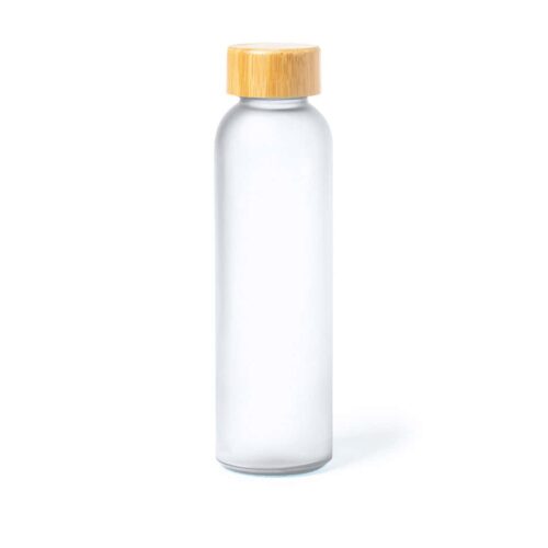 Glas-Trinkflasche 500 ml weiß