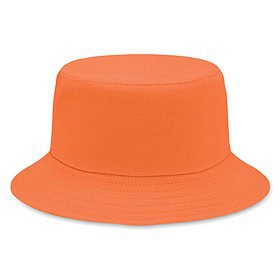 Baumwoll-Bucket Hat - Orange