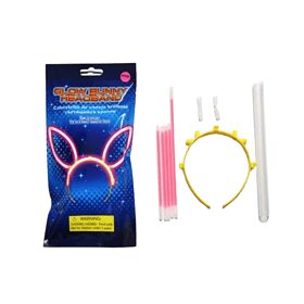 Leuchtstäbe Hasen-Stirnband Mehrfarben