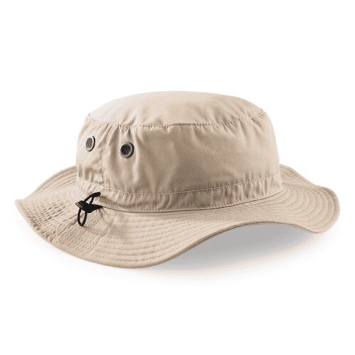 Cargo-Bucket-Hut beige mit UPF50+ Schutz - 61 cm