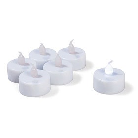 LED-Teelichter 24 Stück - weiß
