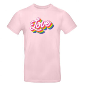 Pride T-Shirt Love - Rosa