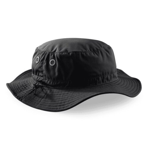 Cargo-Bucket-Hut schwarz mit UPF50+ Schutz - 61 cm
