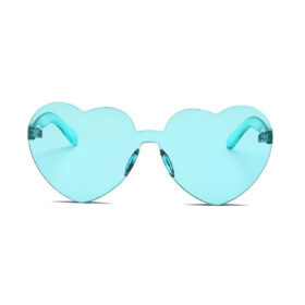 Herzsonnenbrille blau