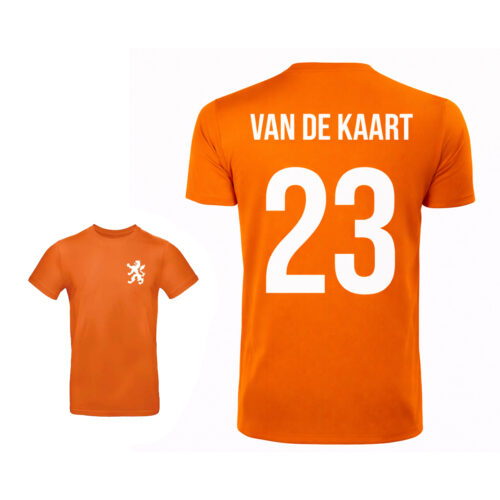 Unisex orange T-Shirt | Weg vom Fenster