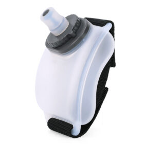 Silikon-Wasserflaschen-Armband transparent/grau