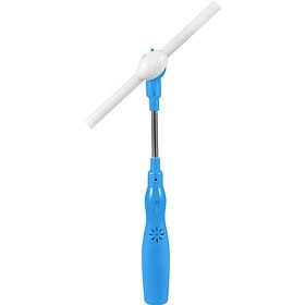 LED-Windmühle mit Musik blau