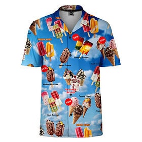 Hawaï blouse met ijsjes