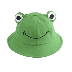 Frosch-Anglerhut 56-58 cm Baumwolle grün