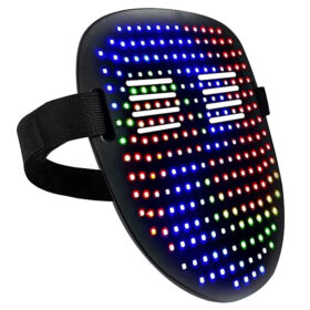 LED-Maske mit Sensor - USB wiederaufladbar