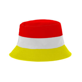 Wendbarer Fischerhut Oeteldonk rot/weiß/gelb