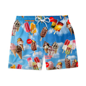 Badehose mit Eiscreme - Größe S