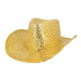 Cowboyhut Rodeo Pailletten Gold
