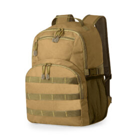 Rucksack mit 6 Fächern Polyester sandbraun