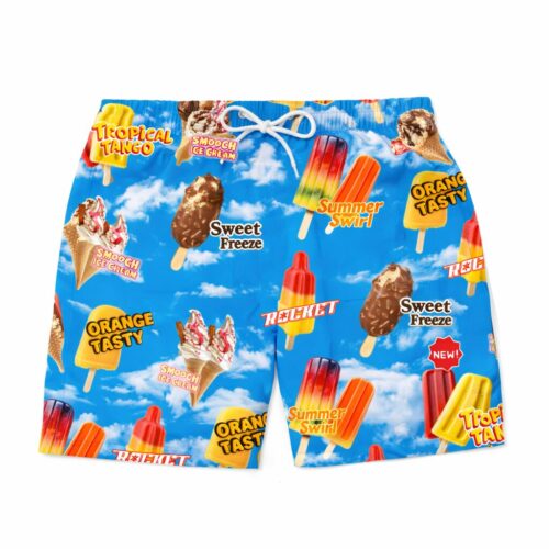 Badehose mit Eiscreme - Größe S