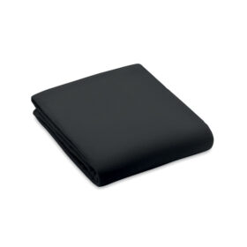 RPET Polar Fleece Decke 150 x 120 cm Schwarz