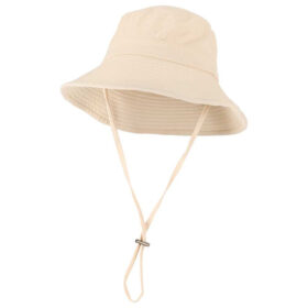 Sarlini Bucket Hat mit verstellbarem Kordelzug beige