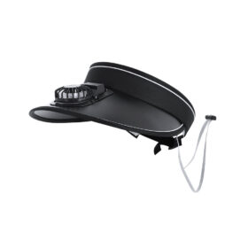 Sonnenblende mit Ventilator USB aufladbar - Schwarz