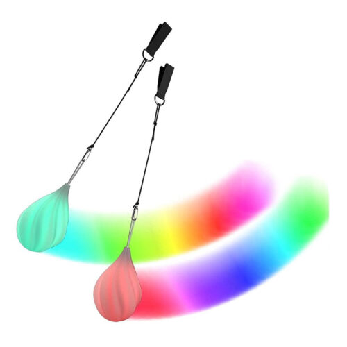 LED-POI-Bälle tropfenförmig Multicolor - 2 Stück