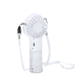 Handventilator mit Zerstäuber USB aufladbar - Weiß