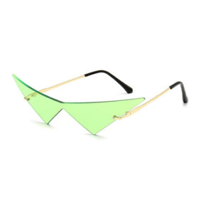 Sonnenbrille Dreieck Grün