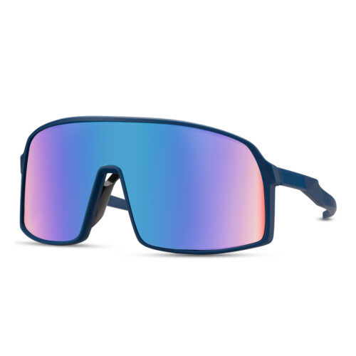Blaue Sport-Sonnenbrille – Blaue Gläser