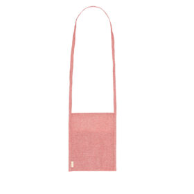 Multifunktionale Tasche mit langem Griff - Recycelte Baumwolle - Rot