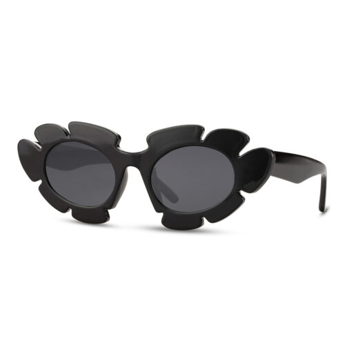 Sonnenbrille Blume - Schwarz