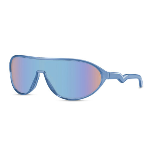Sportliche Sonnenbrille Classic Modell Blau – Mit blauen Gläsern