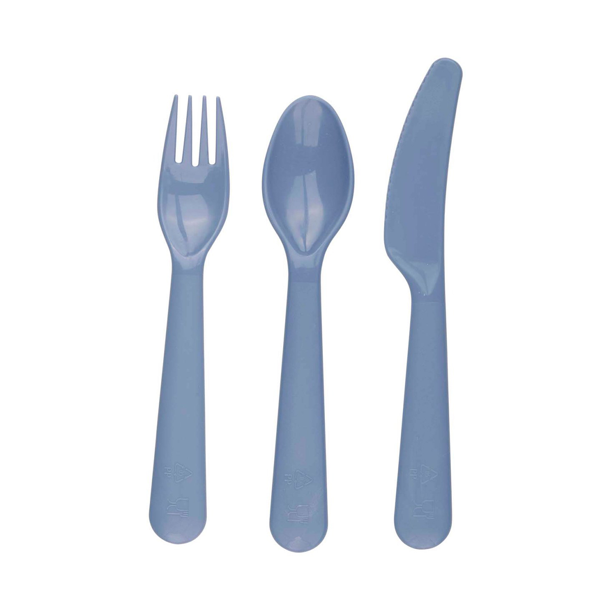 12-teiliges Camping-Besteckset, bunt – Bild 3