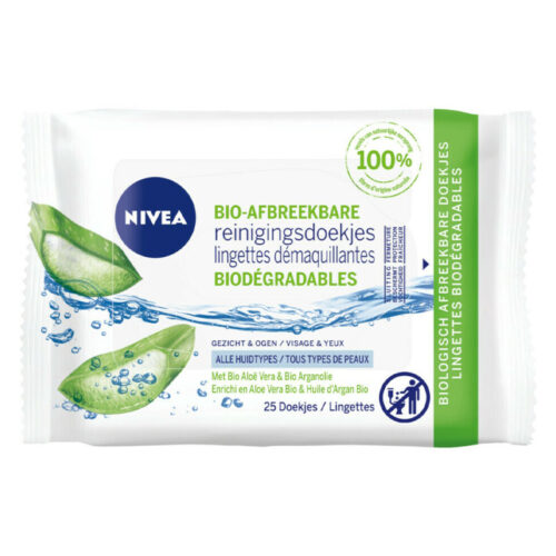 Nivea Reinigungstücher Bio Aloe Vera – 25 Stück