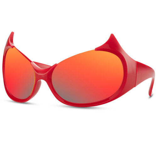 Halloween-Sonnenbrille Teufel Rot