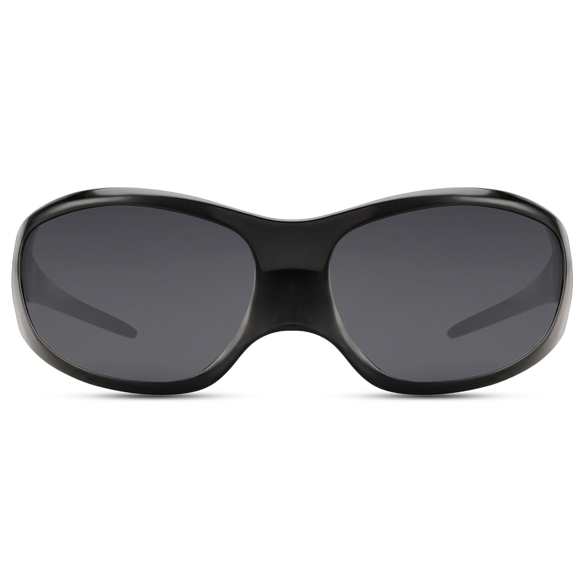 Schwarze Sonnenbrille Classic Modell groß – Mit schwarzen Gläsern – Bild 2
