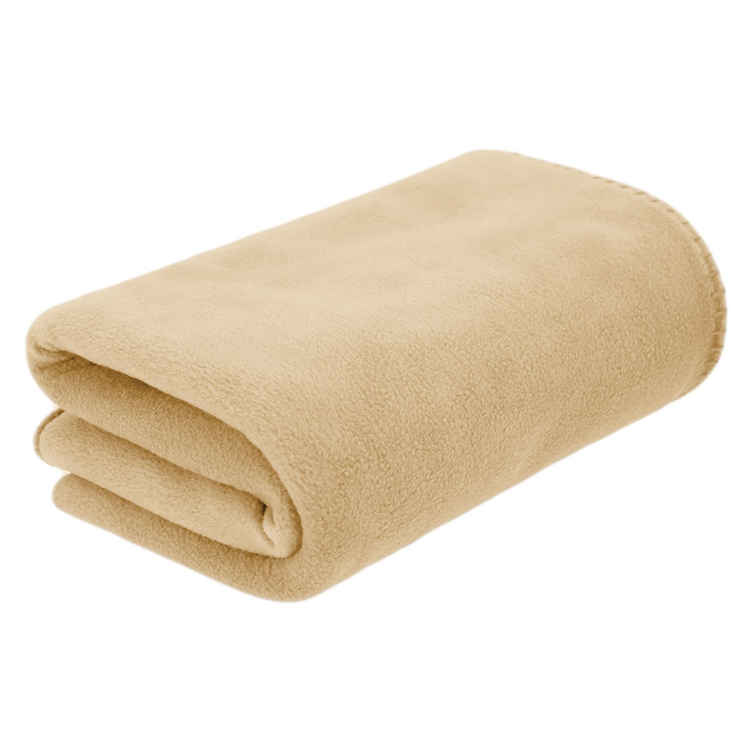 Polar Fleece Decke 150 x 120 cm beige