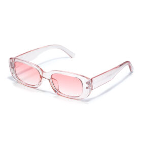 Sonnenbrille Classic dickes Gestell - transparent rosa