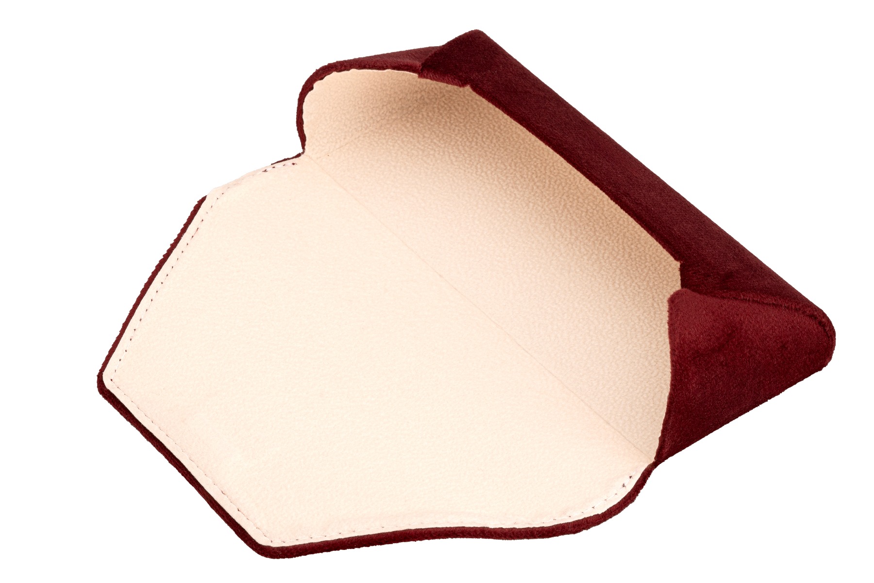 Luxus-Brillenetui – Samt-Finish – Stabil & Elegant – Bordeauxrot – Bild 2