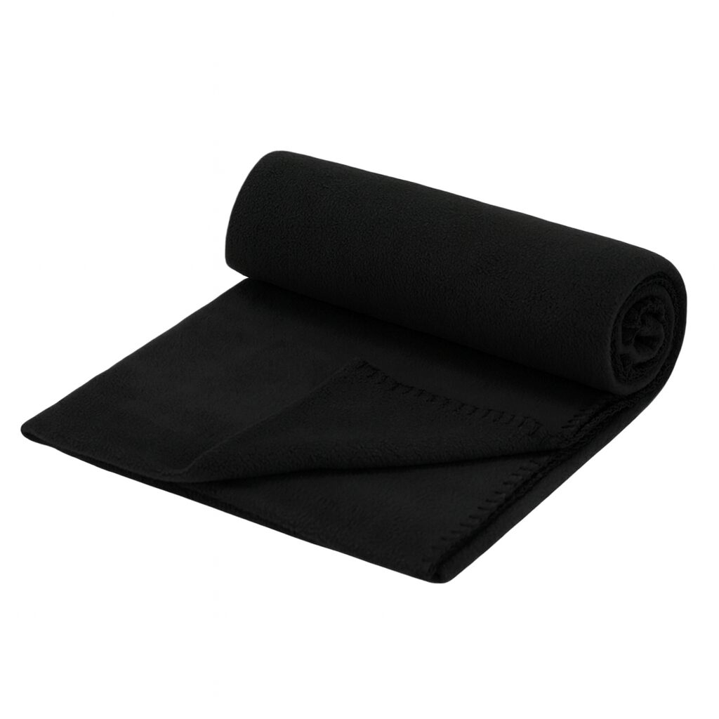 Polar-Fleece-Decke 150 x 120 cm grau – Bild 3