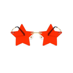 Sonnenbrille Stern Rot
