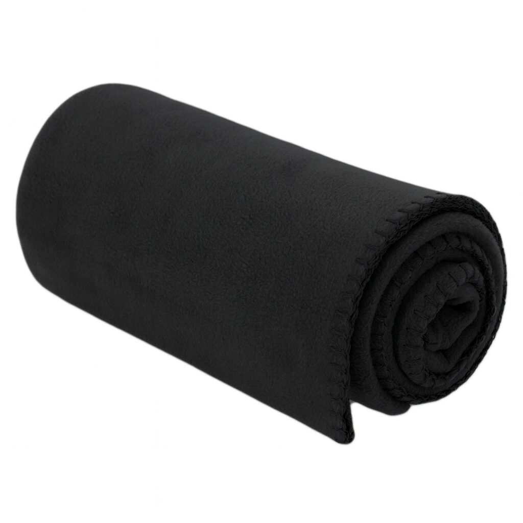 Polar-Fleece-Decke 150 x 120 cm grau – Bild 2