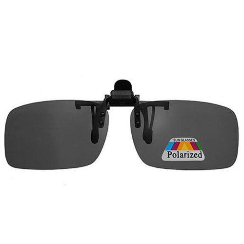Zum Aufstecken Sonnenbrille schwarz