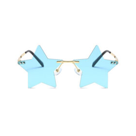 Sonnenbrille Stern blau