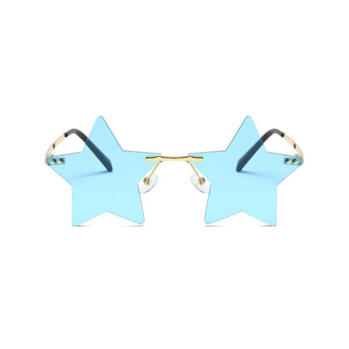 Sonnenbrille Stern blau