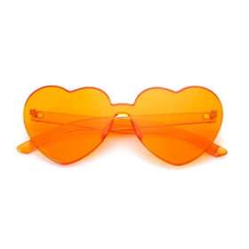 Herzchen Sonnenbrille orange
