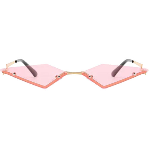 Sonnenbrille Dreieck rosa